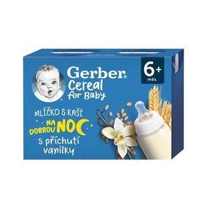 Gerber Cereal Mlíčko s kaší vanilkové 6m+ 2x200 ml obraz