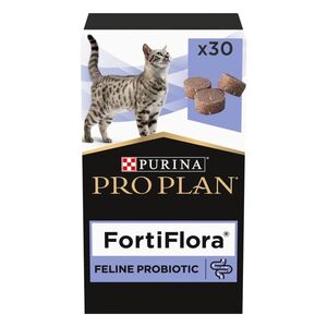 Purina Pro Plan FortiFlora probiotikum pro kočky žvýkací tablety 30 ks obraz