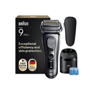 Braun Series 9 PRO+ 9667CC elektrický holicí strojek + stanice SmartCare stříbrný obraz