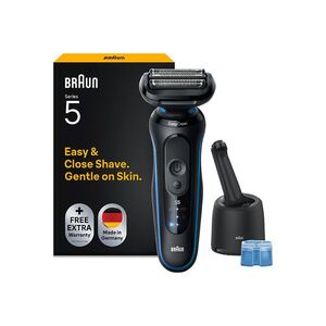 Braun Series 5 52-B7000CC elektrický holicí strojek + stanice SmartCare modrý obraz