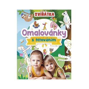 JIRI MODELS Omalovánky s tetováním Zvířátka 1 ks obraz