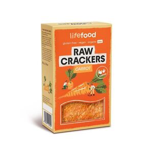 LifeFood Life Crackers Mrkvánky RAW BIO 80 g obraz