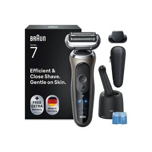 Braun Series 7 72-C7200CC elektrický holicí strojek + stanice SmartCare + 1 nástavec zlatý obraz