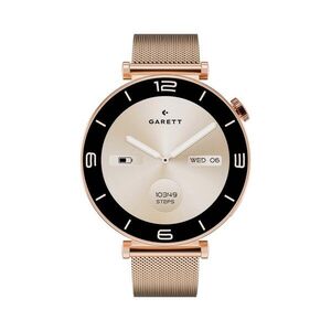 Garett Smartwatch smart hodinky Rose Gold Mesh Steel obraz