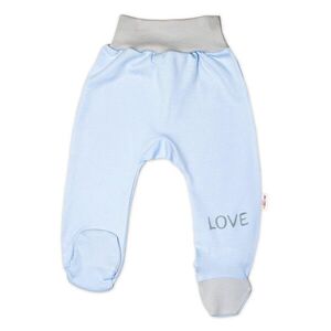 Baby Nellys Kojenecké polodupačky, modré - Love obraz