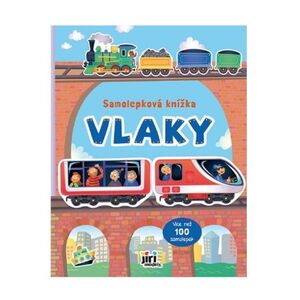 JIRI MODELS Samolepková knížka Vlaky 1 ks obraz