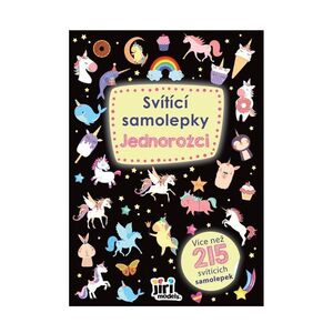 JIRI MODELS Svítící samolepky Jednorožci 1 ks obraz