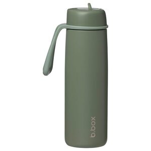 B.BOX Nerezová termolahev s brčkem 690 ml - olive obraz