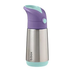 B.BOX Termoska na pití s brčkem 350 ml - lilac pop obraz