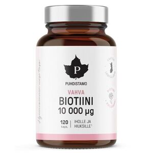 Puhdistamo Biotin Strong 10 000 µg 120 kapslí obraz