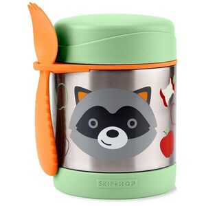 SKIP HOP Zoo Termoska na jídlo se lžičkou/vidličkou Mýval 325 ml, 3r+ obraz
