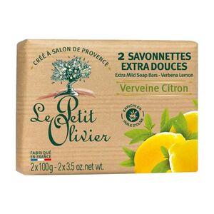 Le Petit Olivier Extra jemné mýdlo Verbena a citrón 2x100 g obraz
