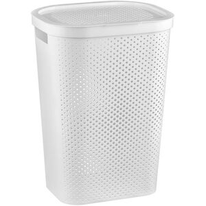 Curver Koš na prádlo Infinity Dots 60L bílý obraz