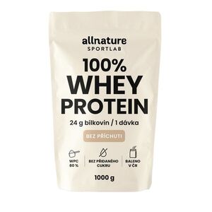 Allnature Sportlab 100% WHEY protein bez příchuti 1000 g obraz