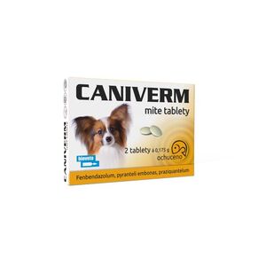 Bioveta Caniverm mite 0, 175 g 2 tablety obraz