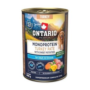 Ontario Adult monoprotein krůtí pate s batáty konzerva 400 g obraz