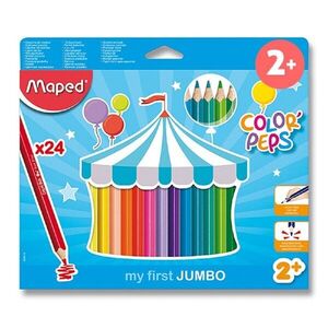MAPED Pastelky JUMBO 3HR Color Peps 24ks obraz