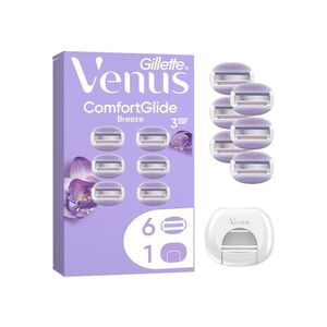Gillette Venus ComfortGlide Breeze holicí hlavice + kryt na žiletku 6 ks obraz