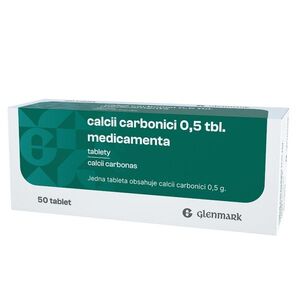Medicamenta Calcii Carbonici 0, 5 tbl. 50 tablet obraz