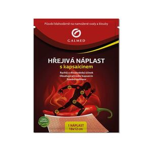 Galmed Hřejivá náplast s kapsaicinem 18x12 cm 1 ks obraz