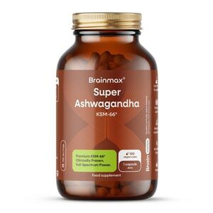 BrainMax Super Ashwagandha KSM-66 100 kapslí obraz