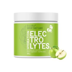 BrainMax Hydration Electrolytes green apple 300 g obraz