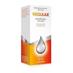 Regulax Pikosulfát 7, 23 mg/ml perorální kapky, roztok 50 ml obraz