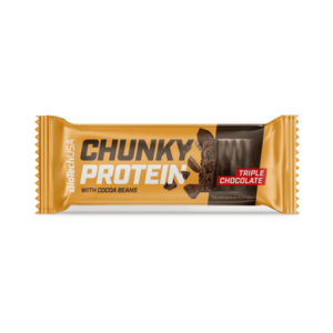 BioTech USA Chunky Protein Bar Triple Chocolate 50 g obraz