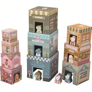 2Kids Toys Skládací věž z kostek City obraz
