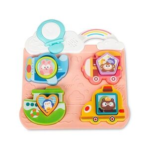 Toyz Vzdělávací skládačka dopravní prostředky a tvary, růžová obraz
