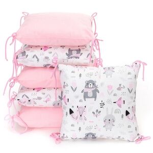T-tomi Polštářkový mantinel Pink bears obraz