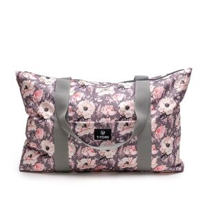 T-tomi Shopper bag Grey flowers obraz