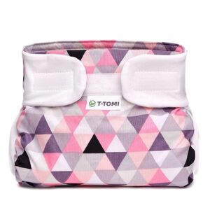 T-tomi Ortopedické abdukční kalhotky - suchý zip Pink triangles (5-9kg) obraz