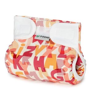 T-tomi Ortopedické abdukční kalhotky - suchý zip Pink alphabet (5-9kg) obraz