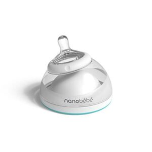 Nanobébé Přechodová láhev 240 ml 1ks - tyrkysová obraz
