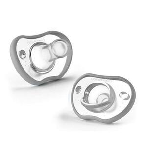Nanobébé Flexy dudlík 3m+, 2ks - šedá obraz