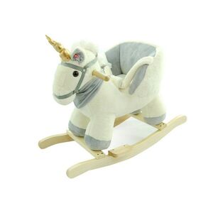 Adam Toys GrandS Houpací Jednorožec s melodií - béžový obraz