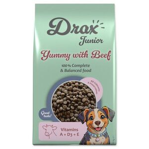 Drax Krmivo Junior s hovězím 10kg obraz