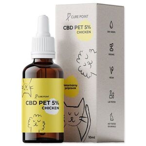 Cure Point Olej CBD PET 5% kuře 10ml obraz