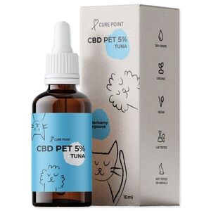 Cure Point Olej CBD PET 5% tuňák 10ml obraz