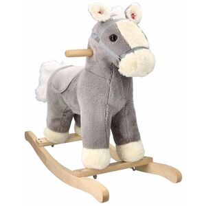 Adam Toys Houpací Koník Šedák se zvukem - šedá obraz