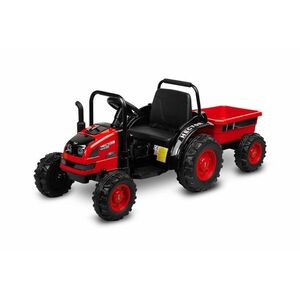 Toyz Aku zahradní traktor pro děti, červený obraz