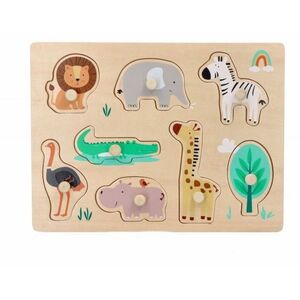Adam Toys Edukační vkládačka s úchyty - Safari obraz