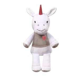 Babyono Plyšová hračka s chrastítkem Jednorožec, 60 cm - bílý obraz