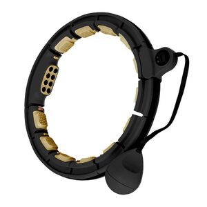HMS Masážní hula hoop HHM13 se závažím, magnety a počítadlem černá obraz