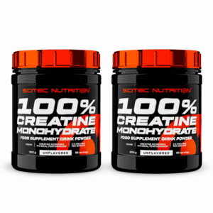 Scitec Nutrition 100% Creatine Monohydrate 2 × 300 g obraz