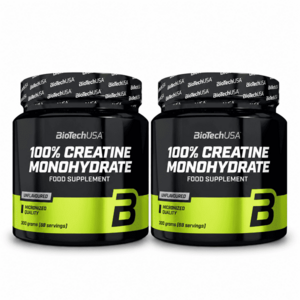 BioTech USA 100% Creatine Monohydrate 2 × 300 g obraz