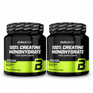 BioTech USA 100% Creatine Monohydrate 2 × 500 g obraz