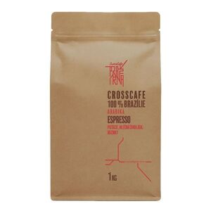 CrossCafe Pražírna 100% Brazil 100% Arabica zrnková káva 1 kg obraz