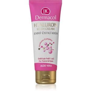 Dermacol Hyaluron jemný čisticí krém na obličej a oči 100 ml obraz